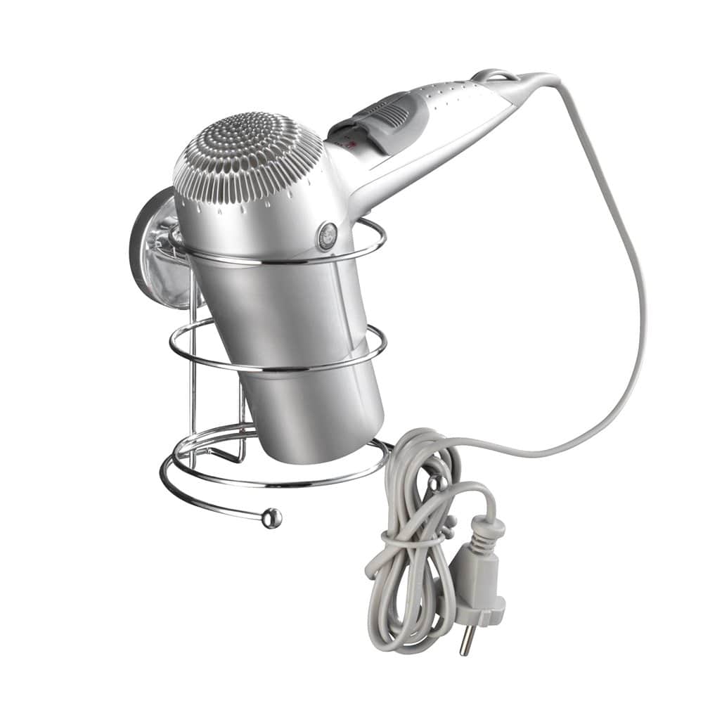 מתקן להחזקת מייבש שיער וואקום לוק ללא צורך בקידוח Vacum-Loc כרום WENKO Milazzo