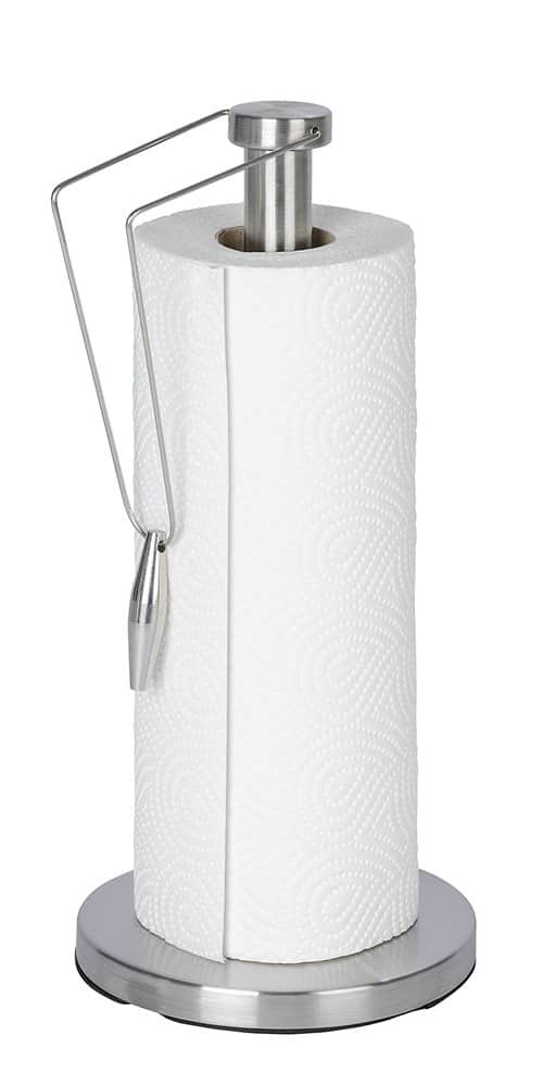 מתקן עומד למגבת נייר עם תופסן עליון נירוסטה WENKO