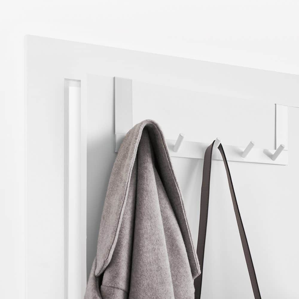 מתלה 5 ווים לתליה על ארון\דלת ללא קידוח RAYEN