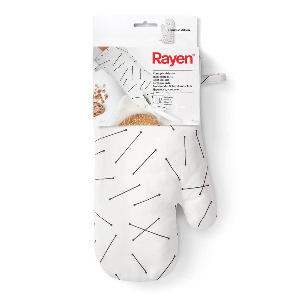 כפפה מונעת חום איכותית ועבה 100% קנבס כותנה