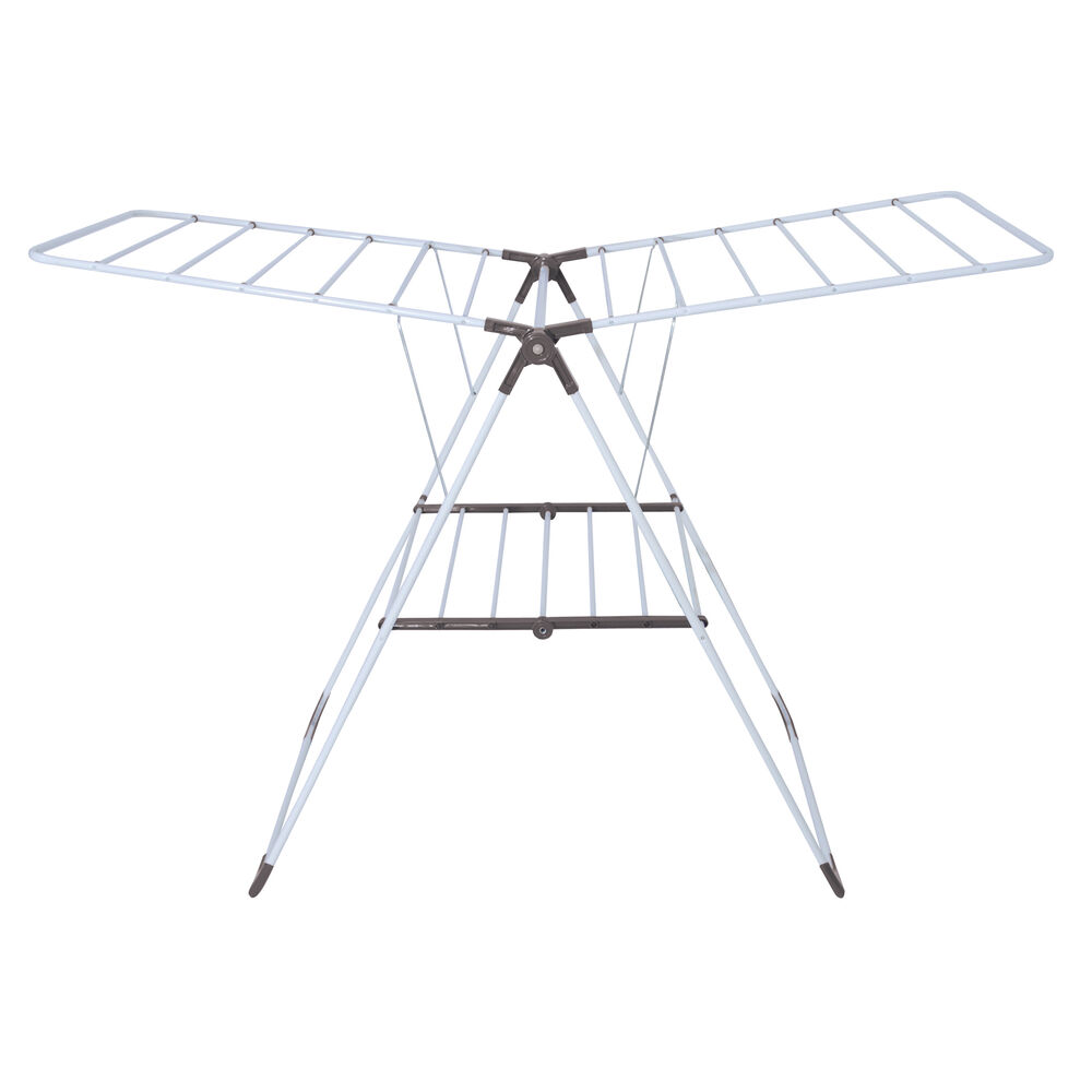 מתלה לייבוש כביסה עם מדף תחתון