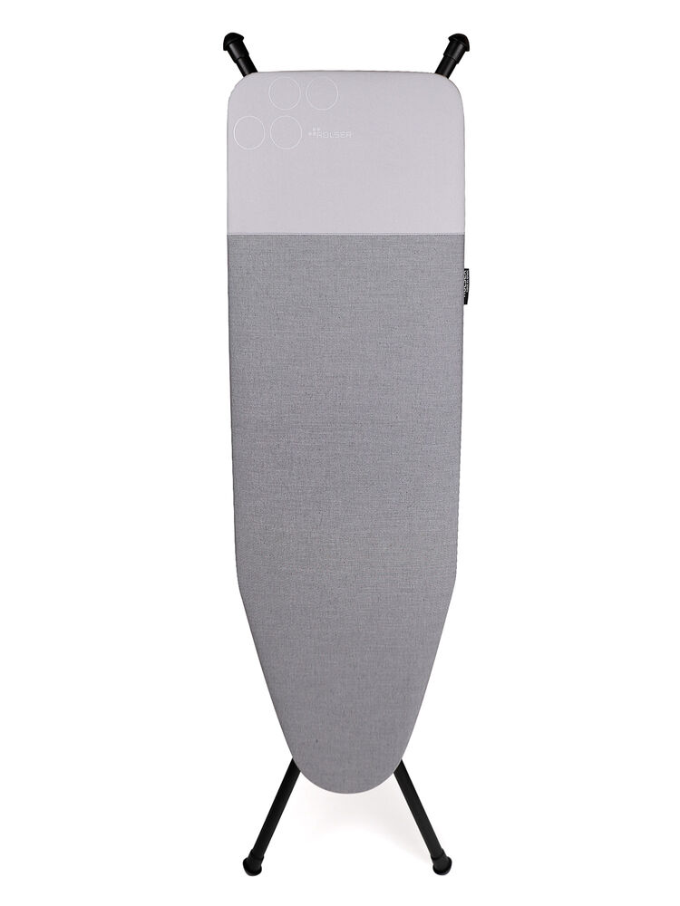 קרש גיהוץ פרמיום ROLSER 130*48 עם משטח מיוחד להנחת המגהץ