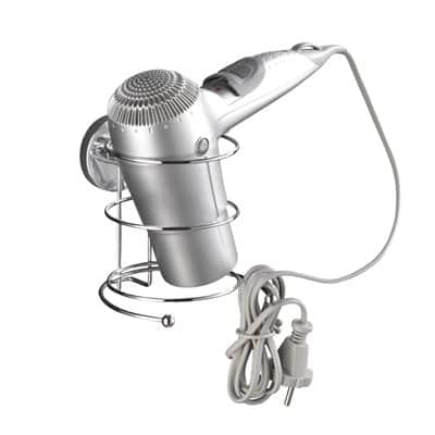 מתקן להחזקת מייבש שיער וואקום לוק ללא צורך בקידוח Vacum-Loc כרום WENKO Milazzo