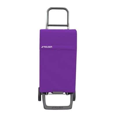 עגלה מרובעת 2 גלגלים -בצבע סגול-תוצרת ספרד