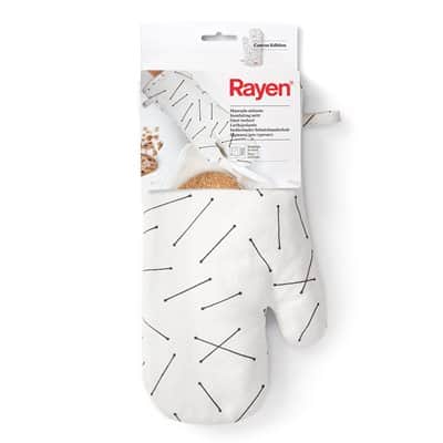 כפפה מונעת חום איכותית ועבה 100% קנבס כותנה