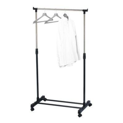 מתלה בגדים מנירוסטה אל חלד עם מדף
