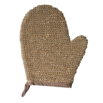 כפפה ספוג ויוטה דו צדדית לרחצה