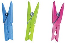 24 אטבי כביסה מפלסטיק