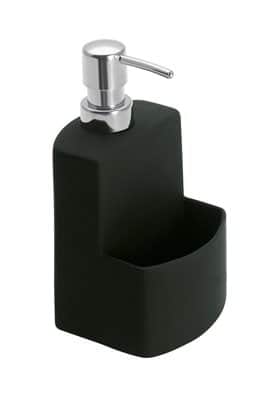 דיספנסר קרמיקה לסבון כלים\ידיים + תא לסקוטש שחור WENKO
