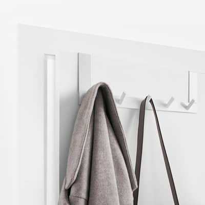 מתלה 5 ווים לתליה על ארון\דלת ללא קידוח RAYEN