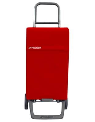 עגלה מרובעת 2 גלגלים -בצבע אדום-תוצרת ספרד