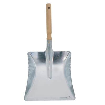 יעה מתכת עם ידית מעץ