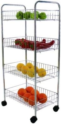 עגלת שרות מנירוסטה 4 קומות